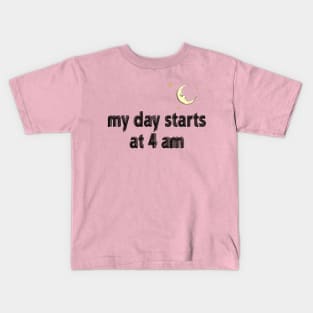 new baby new routine Kids T-Shirt